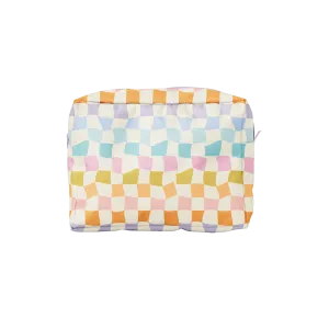 Talking Out of Turn - Busier Bee Zipper Bag, Carnival Checkers