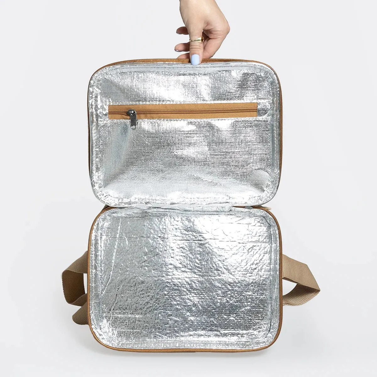 Thandana Canvas & Leather Big Lunch Box Cooler
