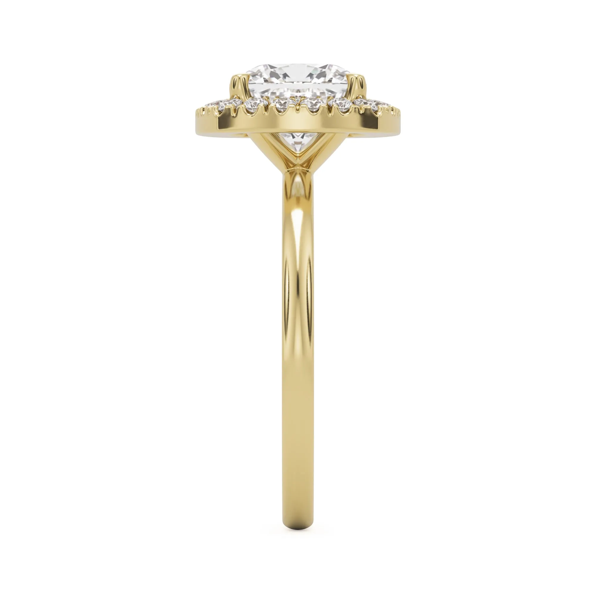 The Elongated Cushion Halo