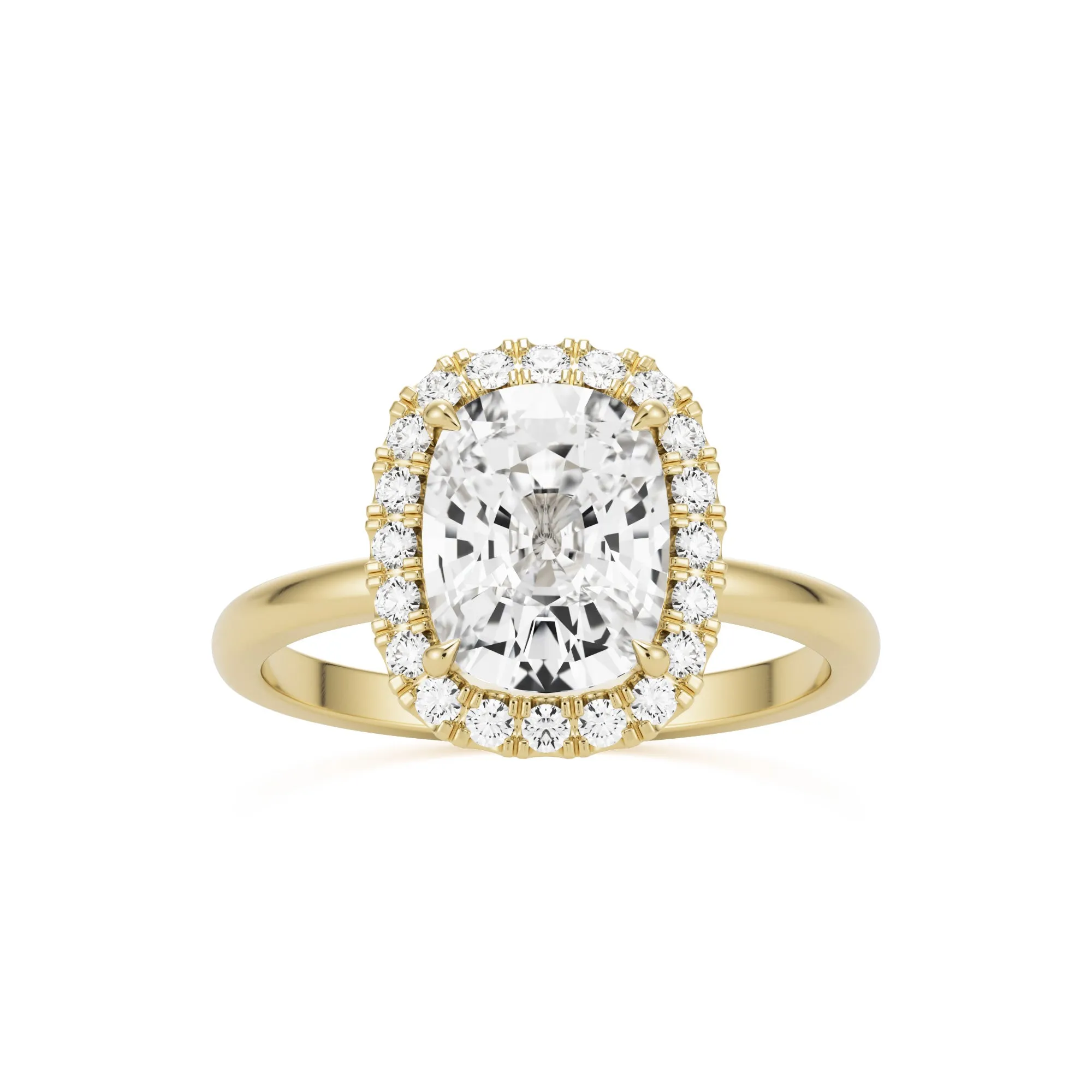 The Elongated Cushion Halo