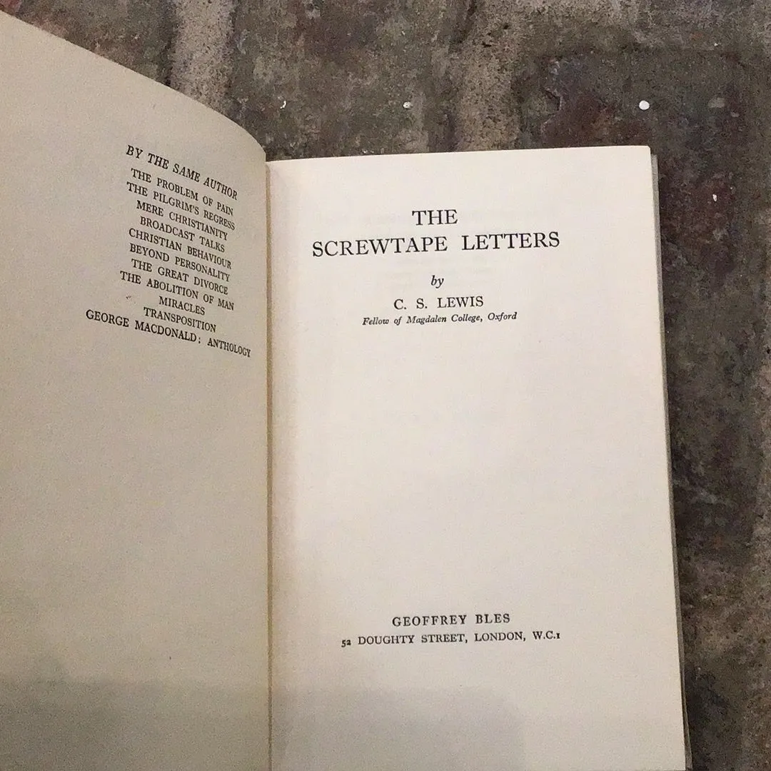 ^The Screwtape Letter C.S. Lewis