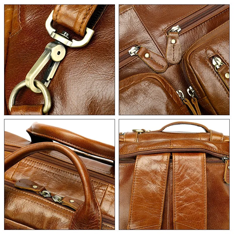 The Traveller Leather Laptop Bag