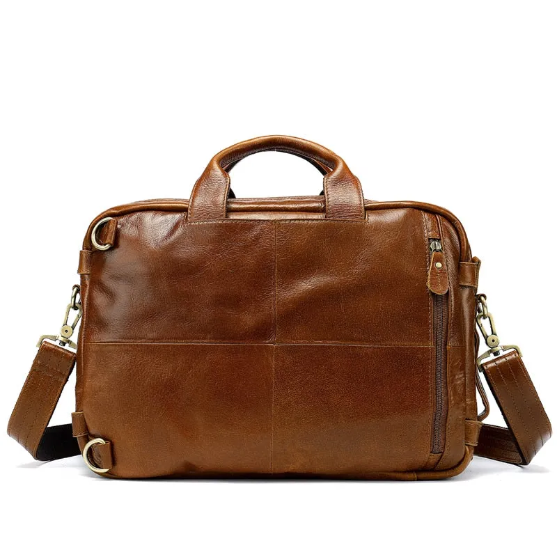 The Traveller Leather Laptop Bag