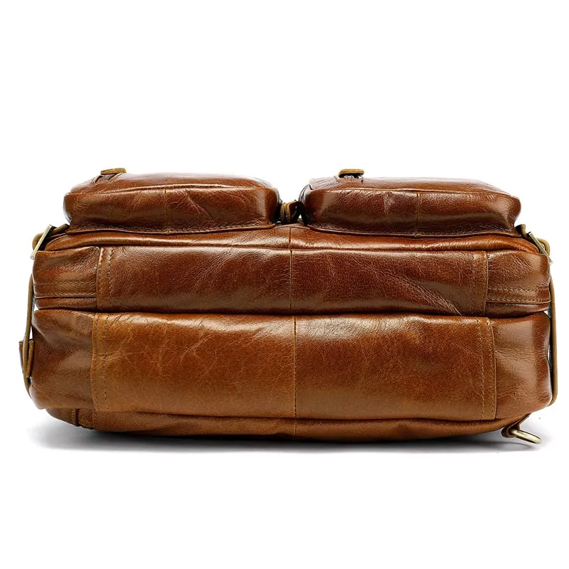 The Traveller Leather Laptop Bag
