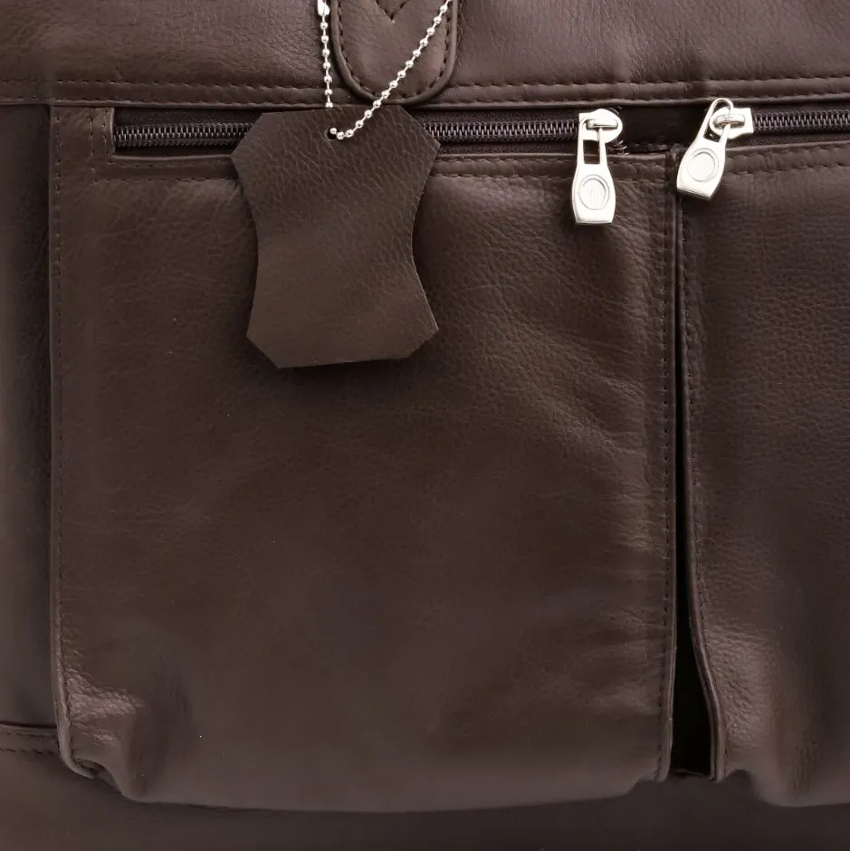The Ultimate Leather Breifcase Bag-Dark Brown