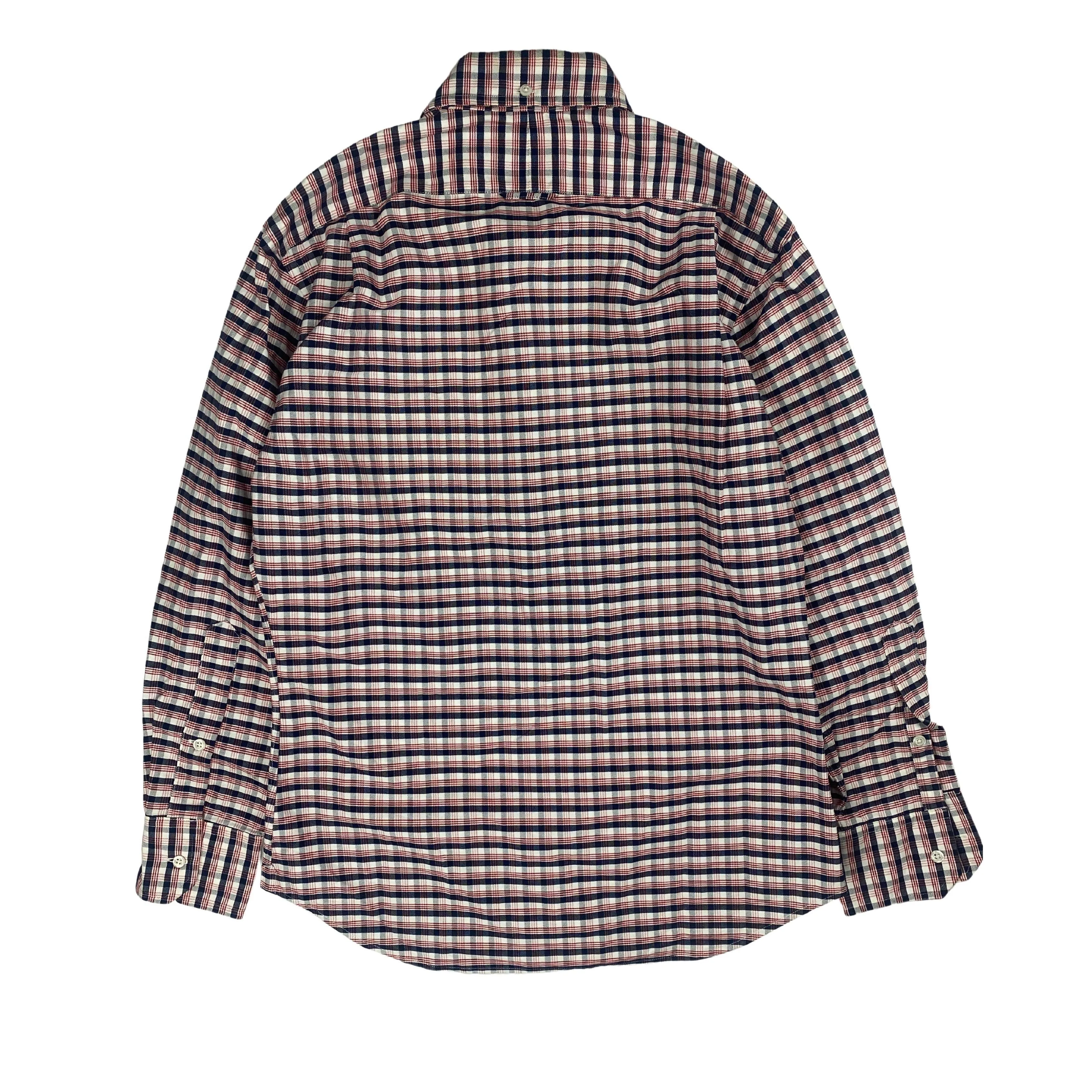 THOM BROWNE CHECK SHIRT  (S)