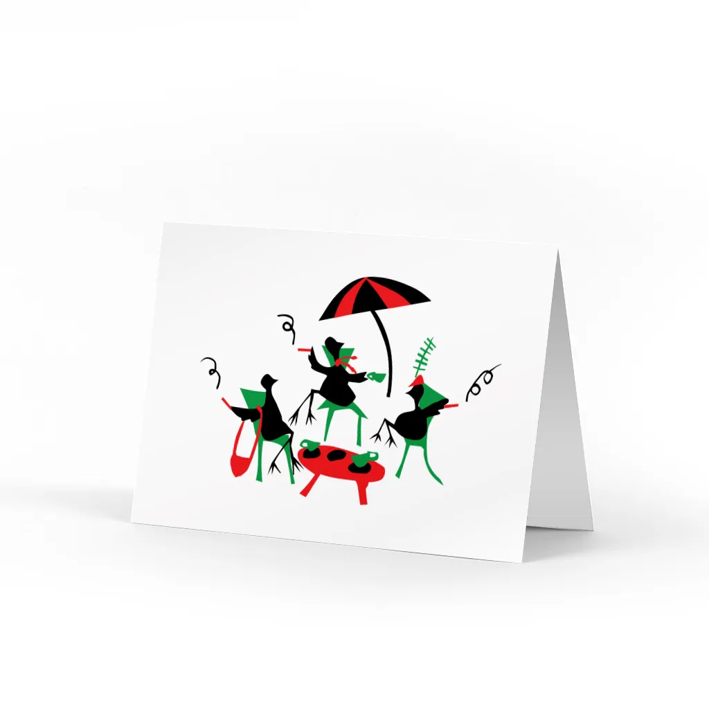 Three French Hens Holiday Cards