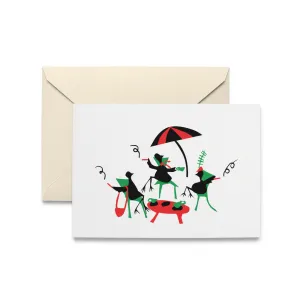 Three French Hens Holiday Cards
