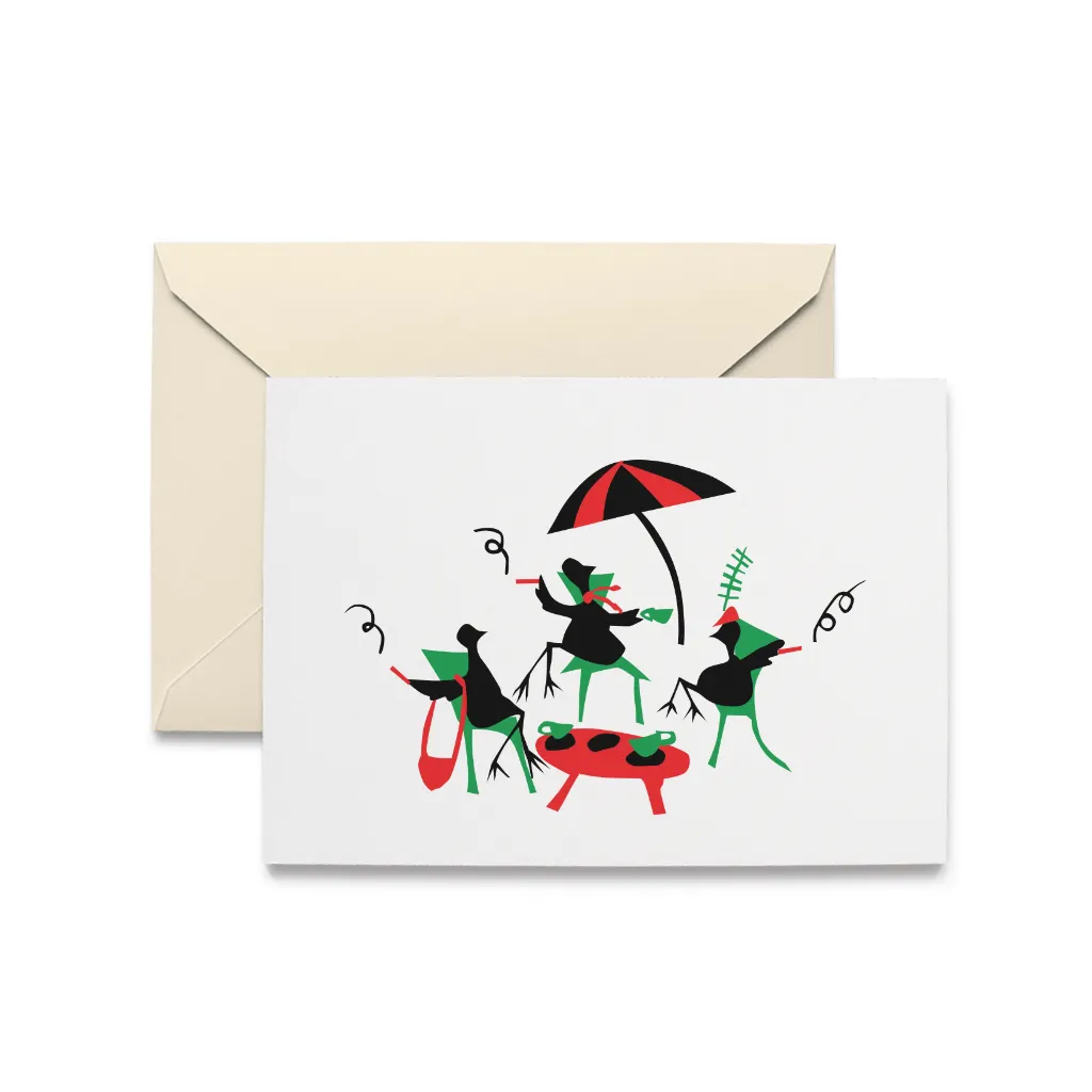 Three French Hens Holiday Cards