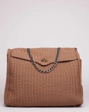 Tote bag honeycomb effect