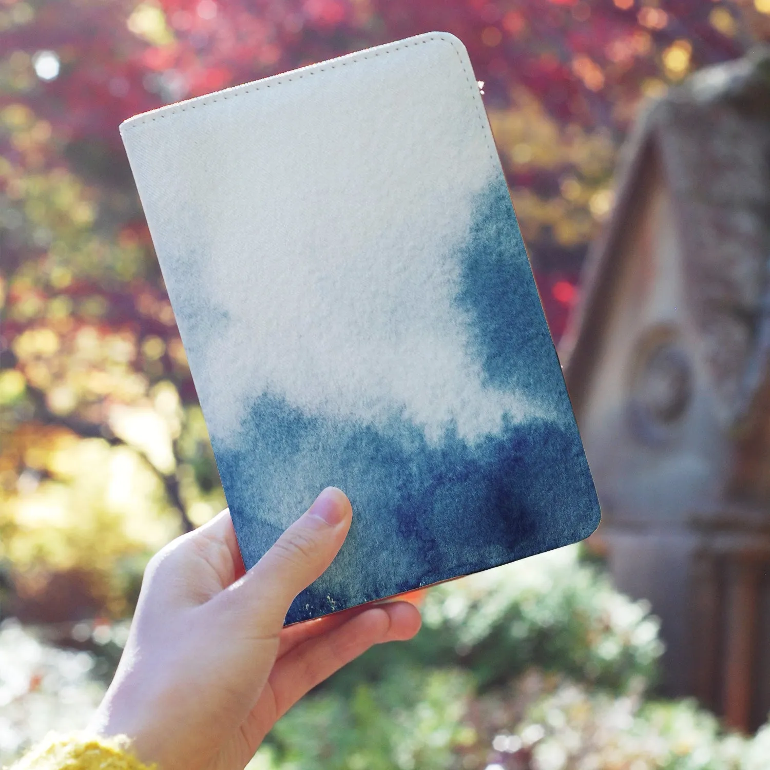 Travel Wallet - Abstract Ink Painting