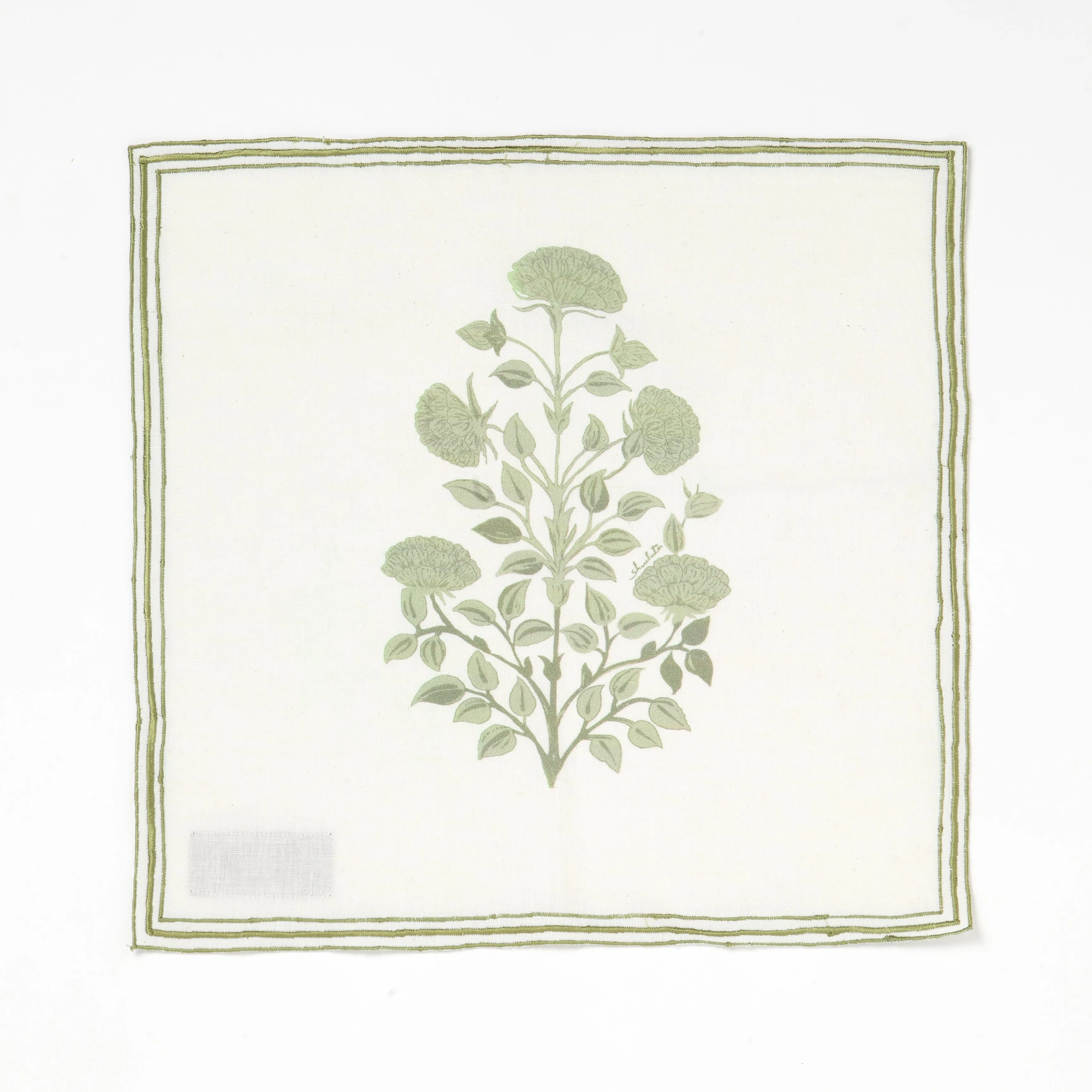 Tripolia Lapiz Linen Cotton Napkin Set of 4