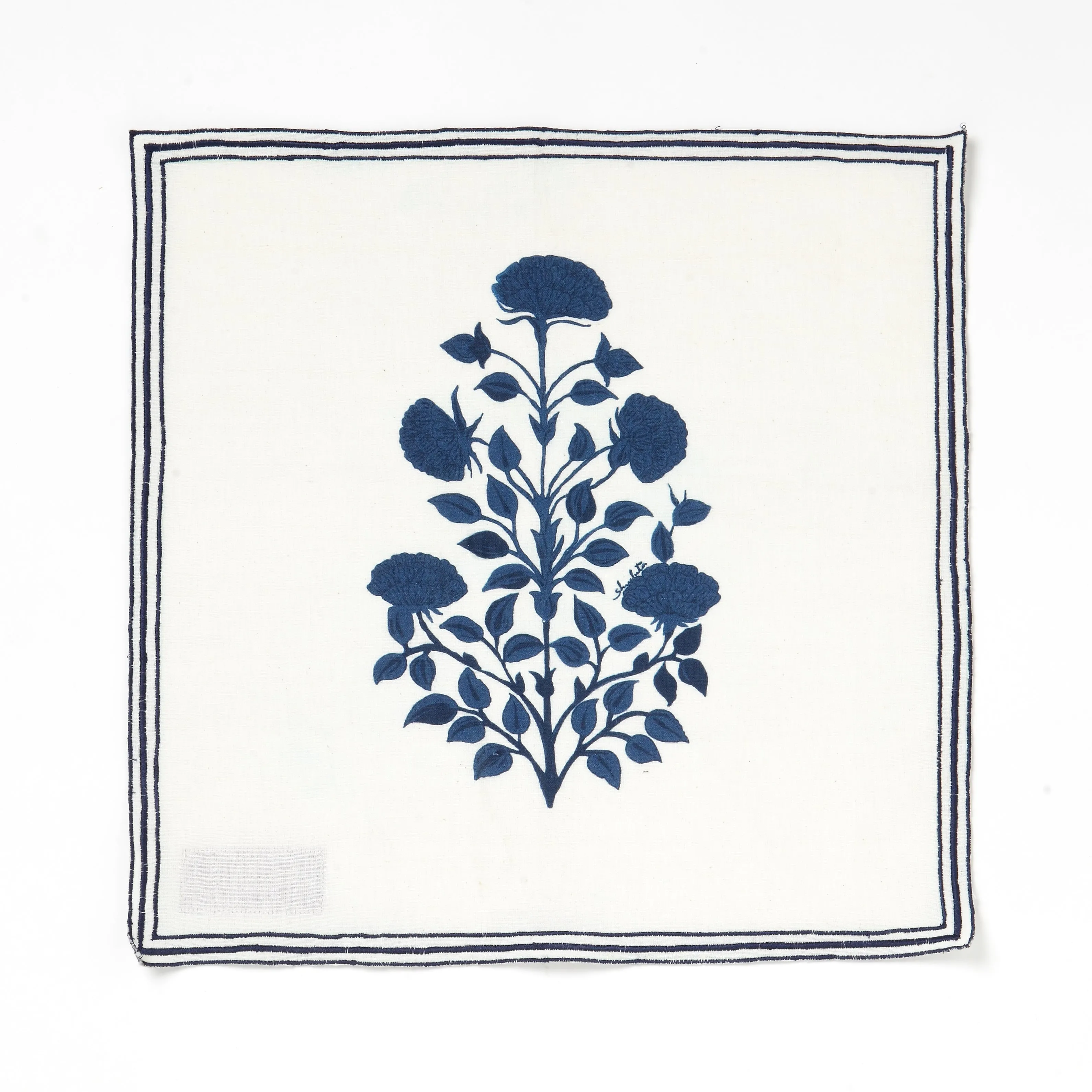 Tripolia Lapiz Linen Cotton Napkin Set of 4