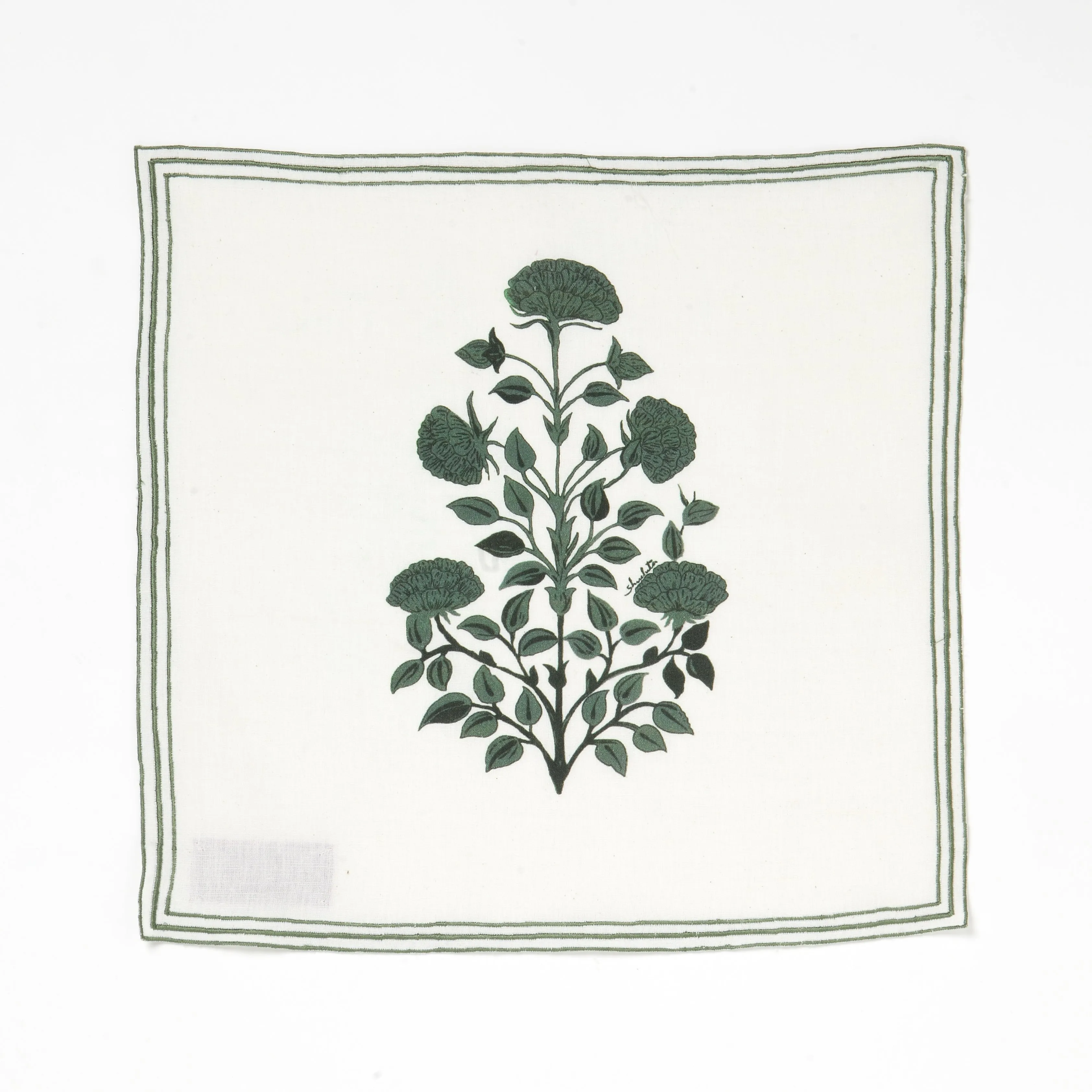 Tripolia Lapiz Linen Cotton Napkin Set of 4