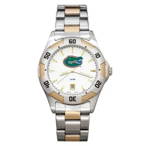 University of Florida All-Pro Mens Watch - Gold and Silver Tone - Bracelet