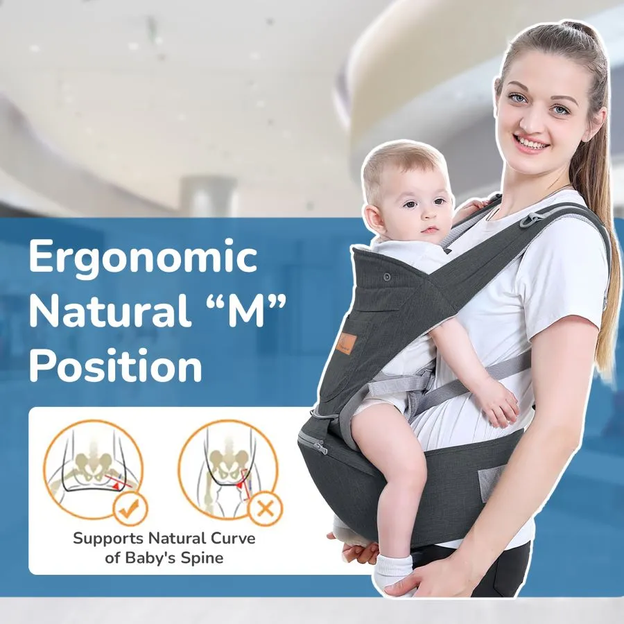 Upsy Daisy Ergo 8-in-1 Hip Seat Baby Carrier