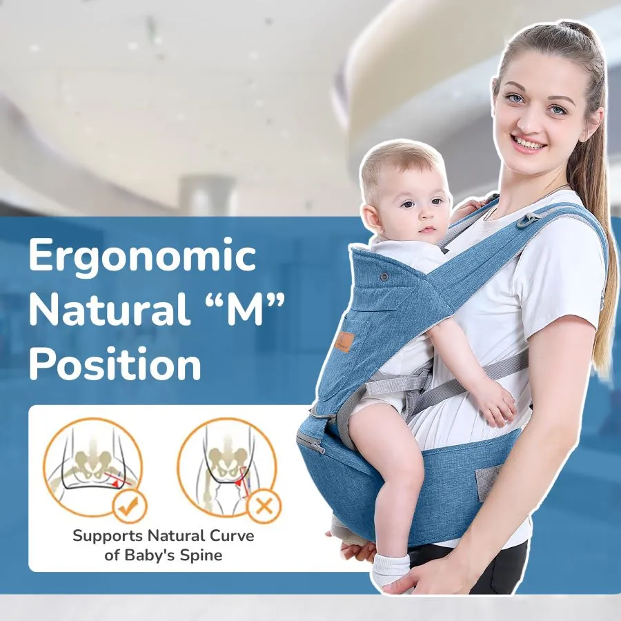 Upsy Daisy Ergo 8-in-1 Hip Seat Baby Carrier