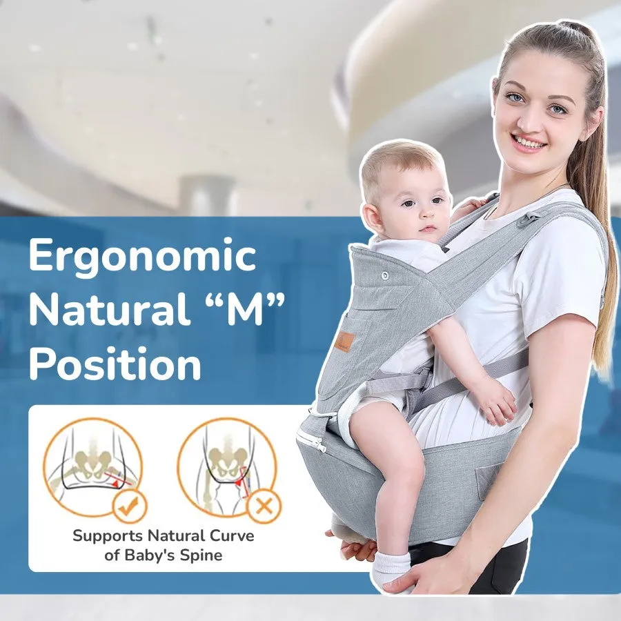Upsy Daisy Ergo 8-in-1 Hip Seat Baby Carrier