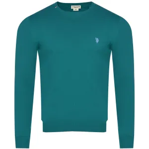 U.S. Polo Assn Maglioncino girocollo in cotone Burt 64878-53241 234 oil