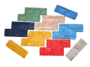 Vertical Concrete Stamp - Majestic Stacked Stone (9 Piece)