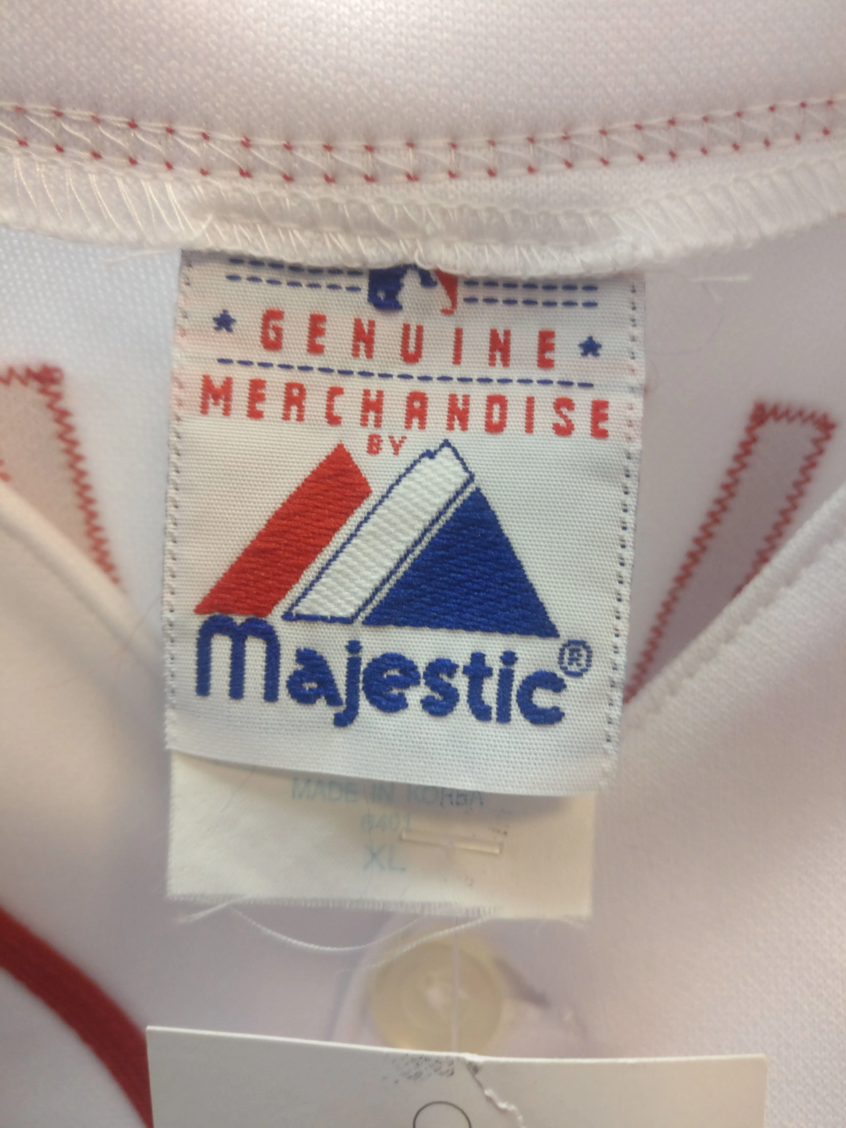 Vintage #38 CURT SHILLING Boston Red Sox MLB Majestic Jersey YXL