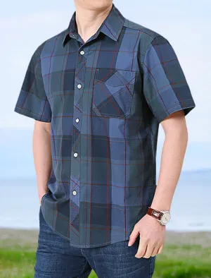 Vintage Casual Plaid Shirt