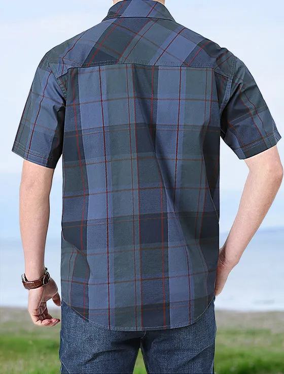 Vintage Casual Plaid Shirt