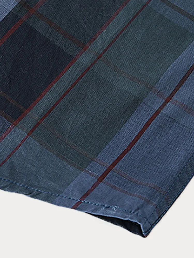 Vintage Casual Plaid Shirt