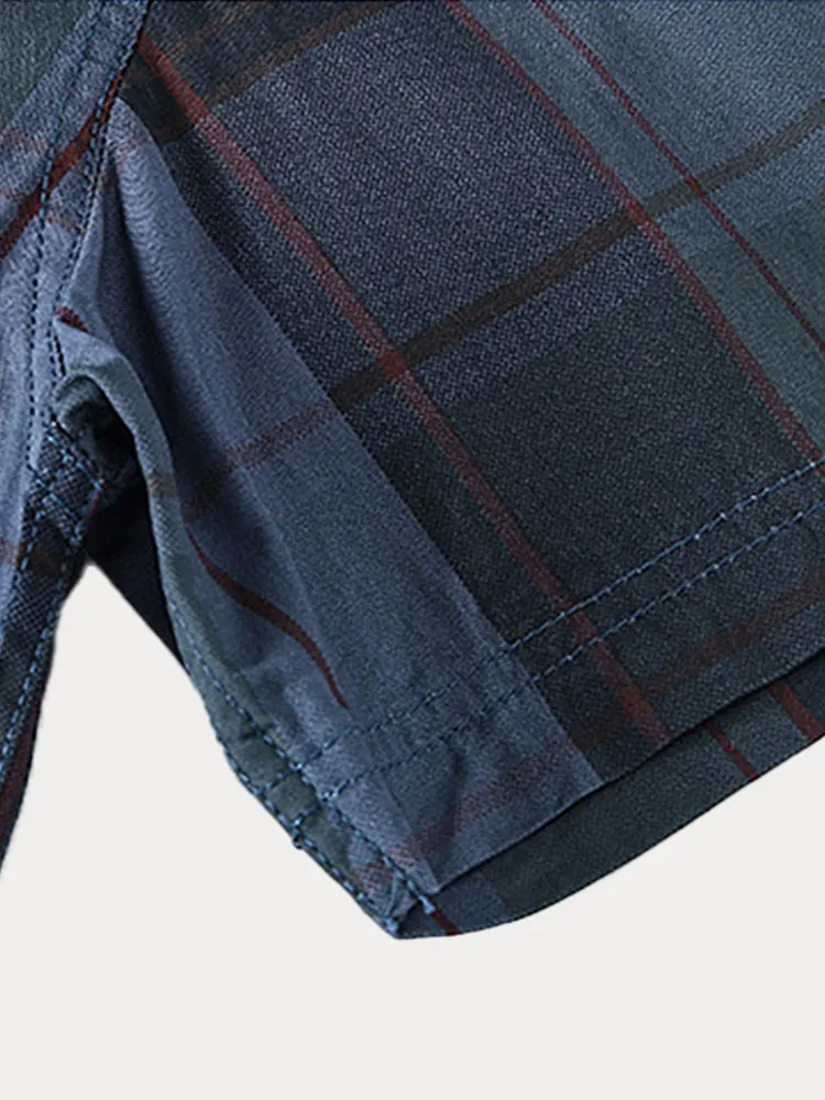 Vintage Casual Plaid Shirt