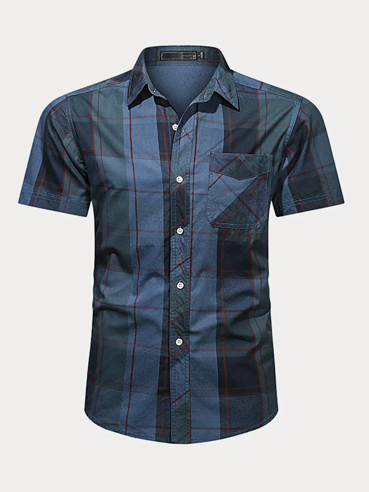 Vintage Casual Plaid Shirt