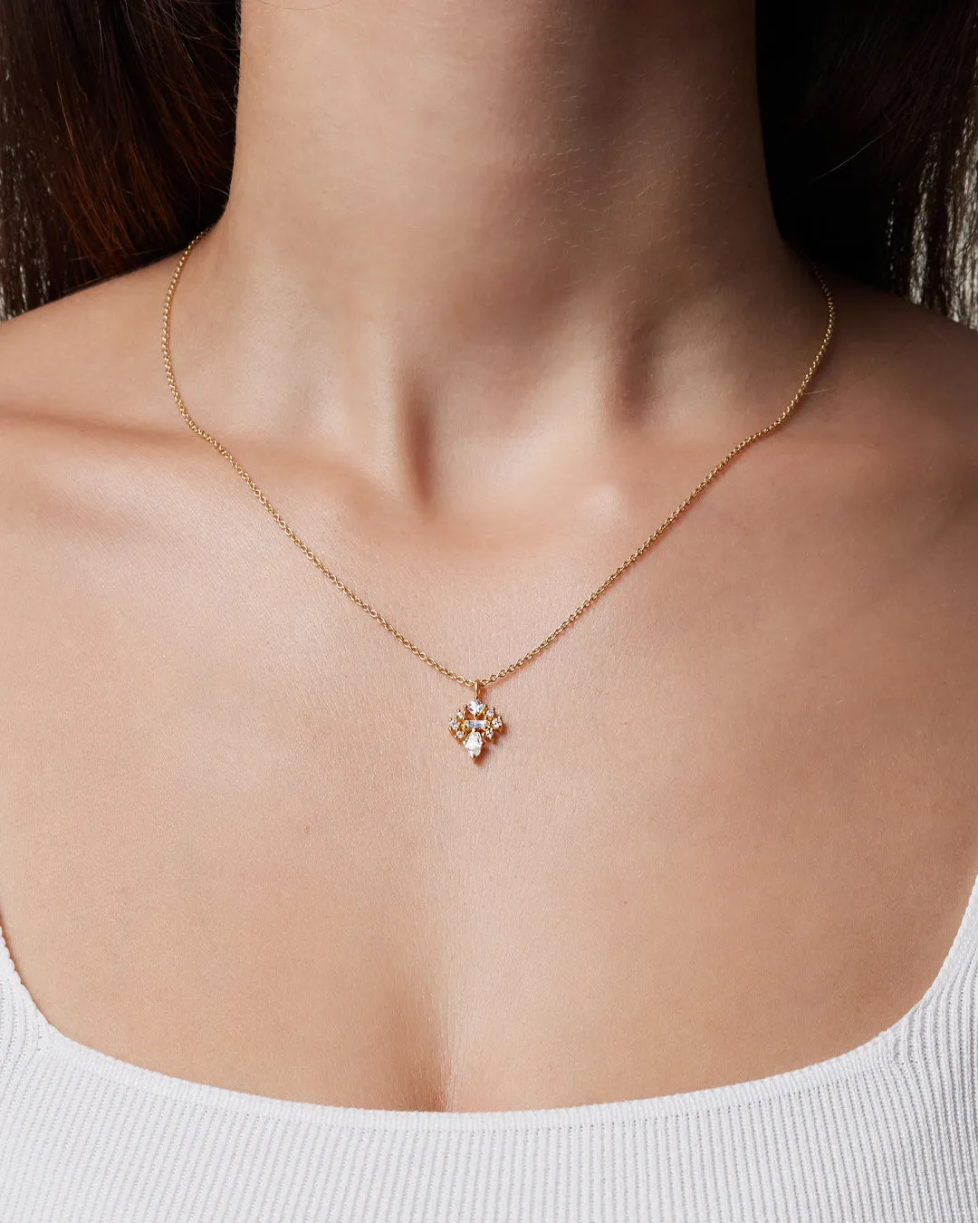 Virginia Diamond Necklace with Natural Diamonds