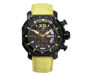 Visconti Chronograph Watch Full Dive 500M Yellow KW51-05