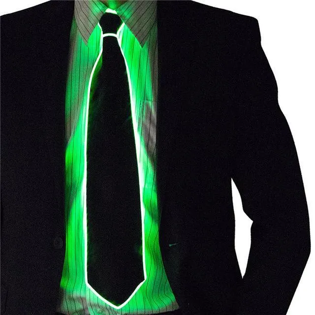 Voice-activated ray tie show costume props with music