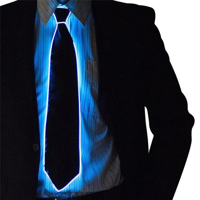 Voice-activated ray tie show costume props with music