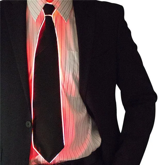 Voice-activated ray tie show costume props with music