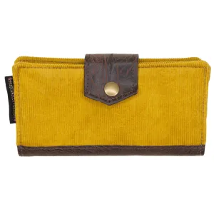 Wallet: Mustard Corduroy