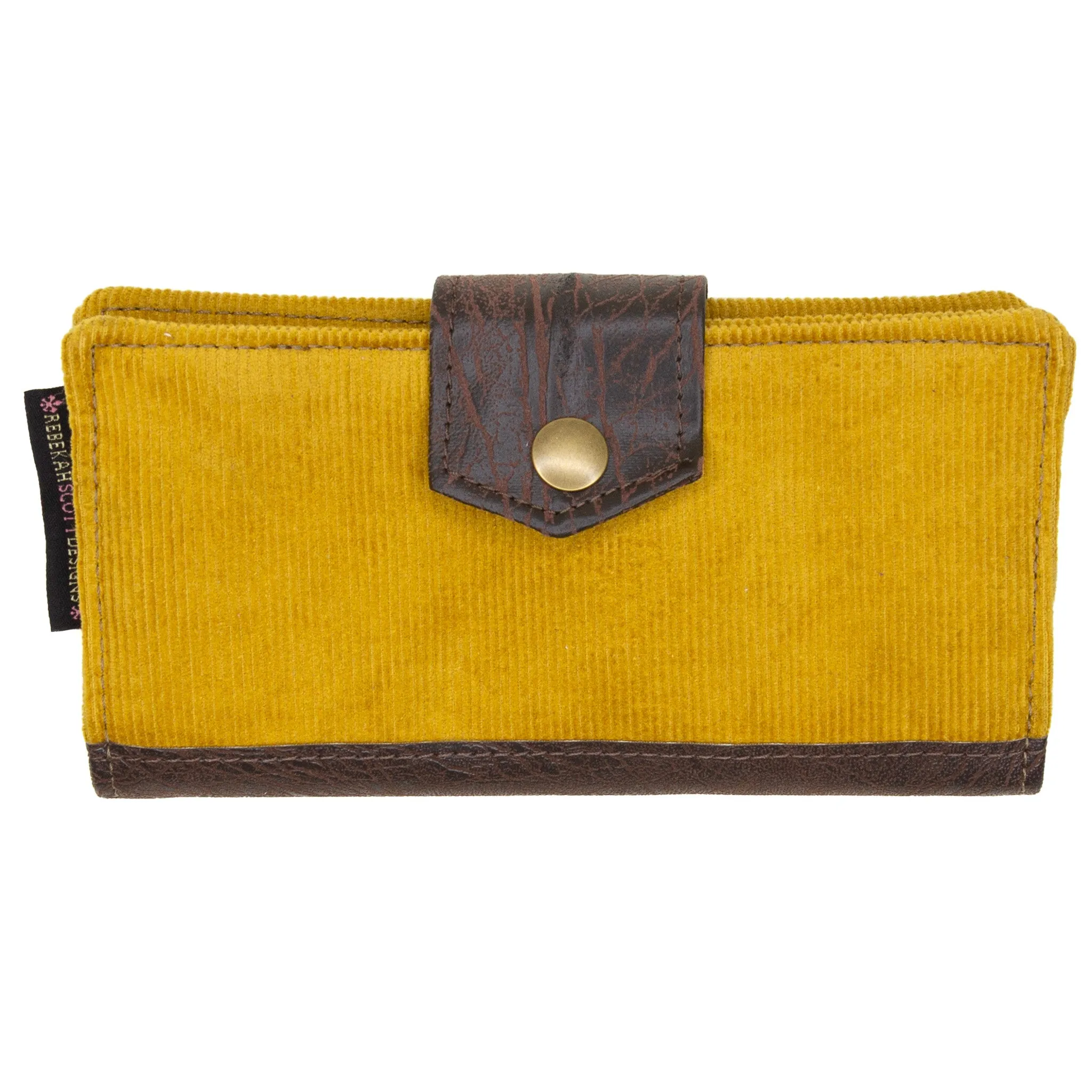 Wallet: Mustard Corduroy