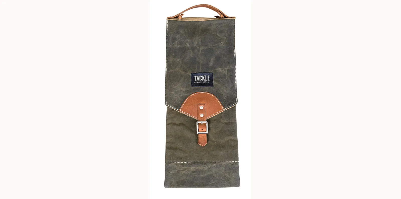 Waxed Canvas Compact Drum Stick Bag