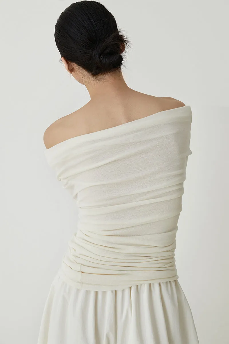 Wear More Pleated Knit Tops