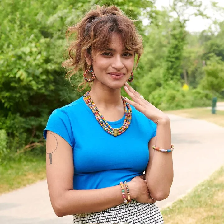 WorldFinds - Luminous Inlay Necklace