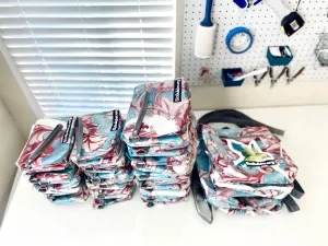 Wristlet in Recycled Tarp