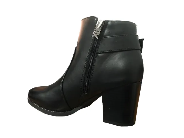 Xti scarpa con tacco da donna Botin 48402N nero